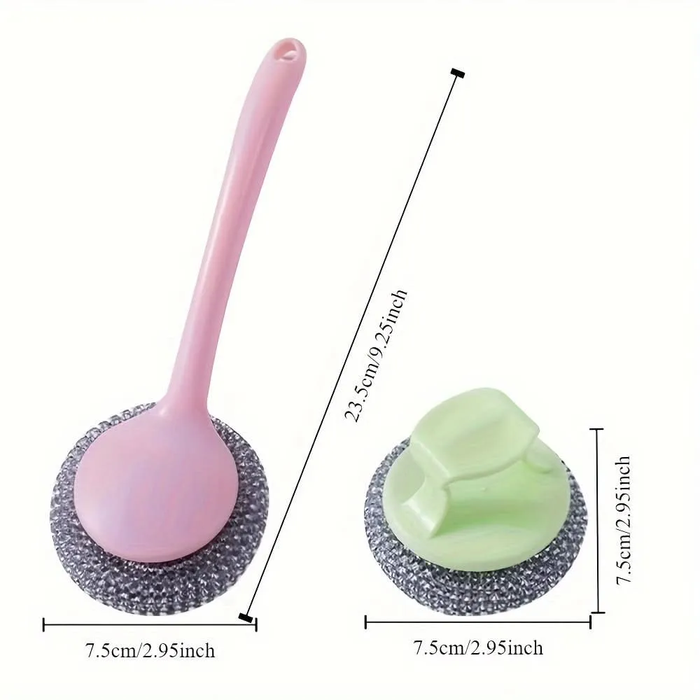 10-Pack Stainless Steel Wool Scrubbers Set
