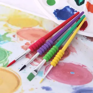 4Pcs Soft Grip Artist Paint Brush