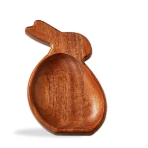 Acacia Bunny Dish