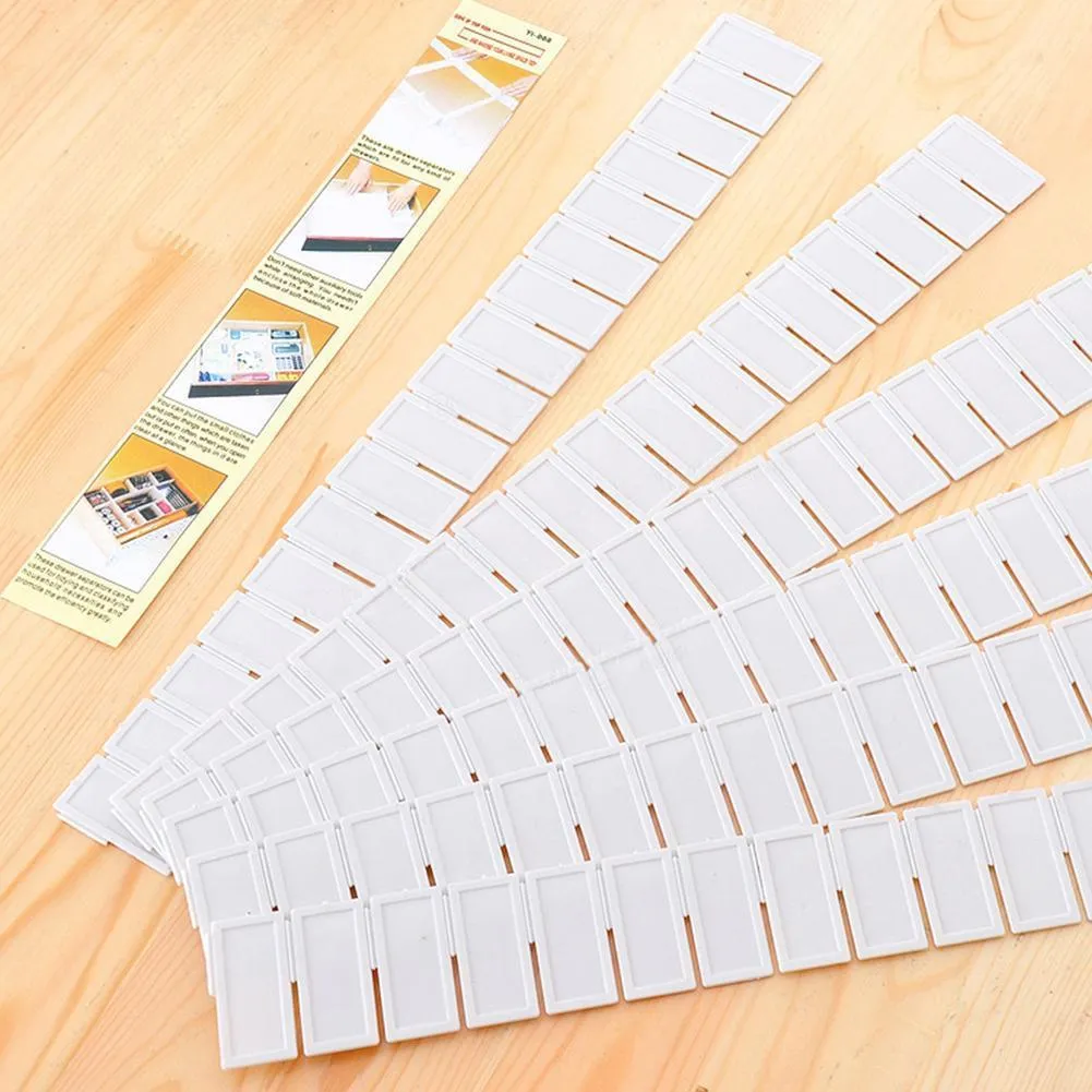 Adjustable Grid Drawer Dividers Pack