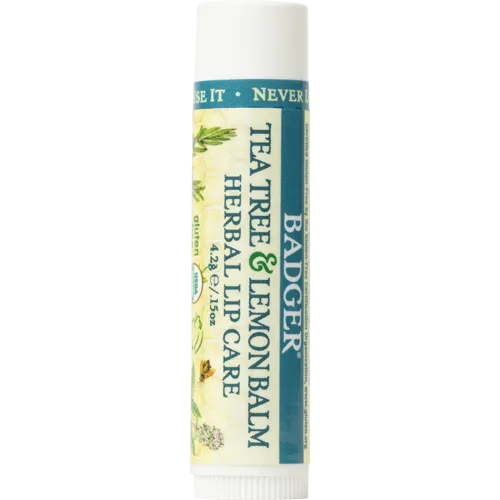 Badger Tea Tree Lip Balm Stick