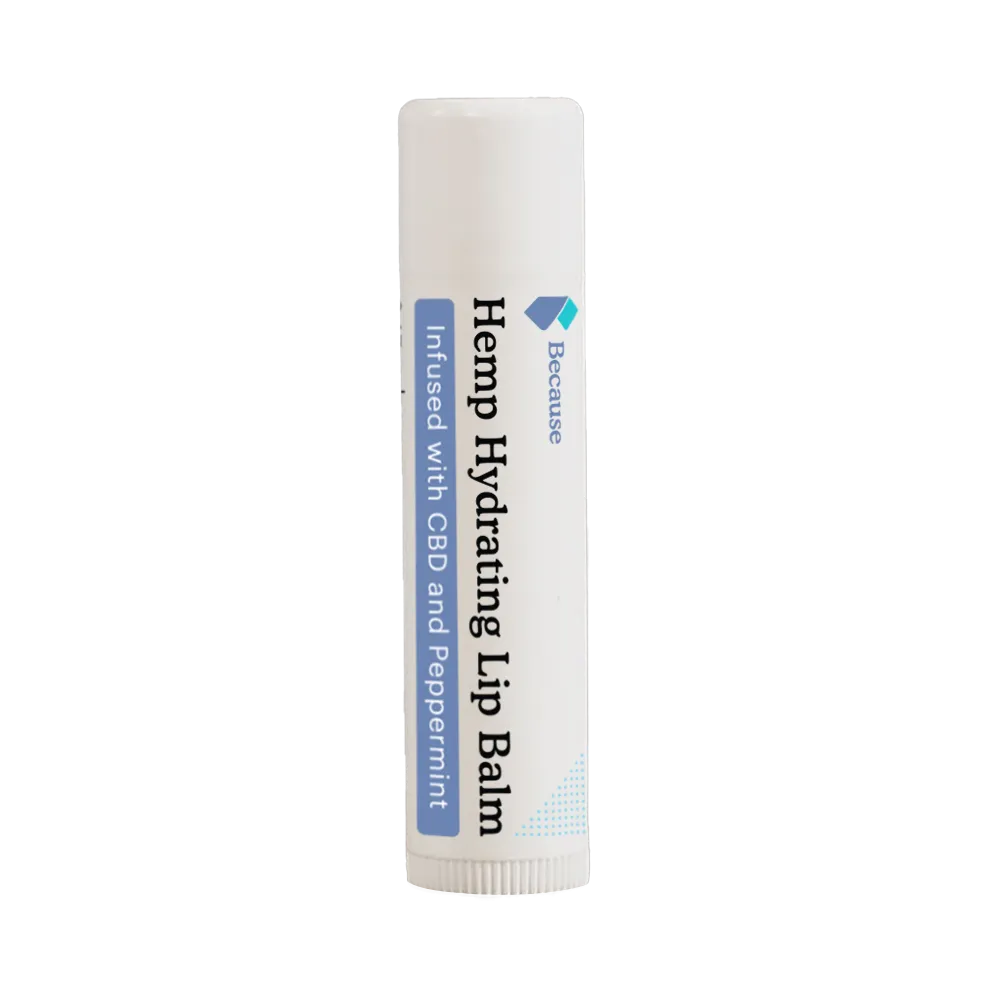 Because Hemp Extract Hydrating Lip Balm
