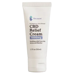 Because Hemp Extract Relief Skin Cream