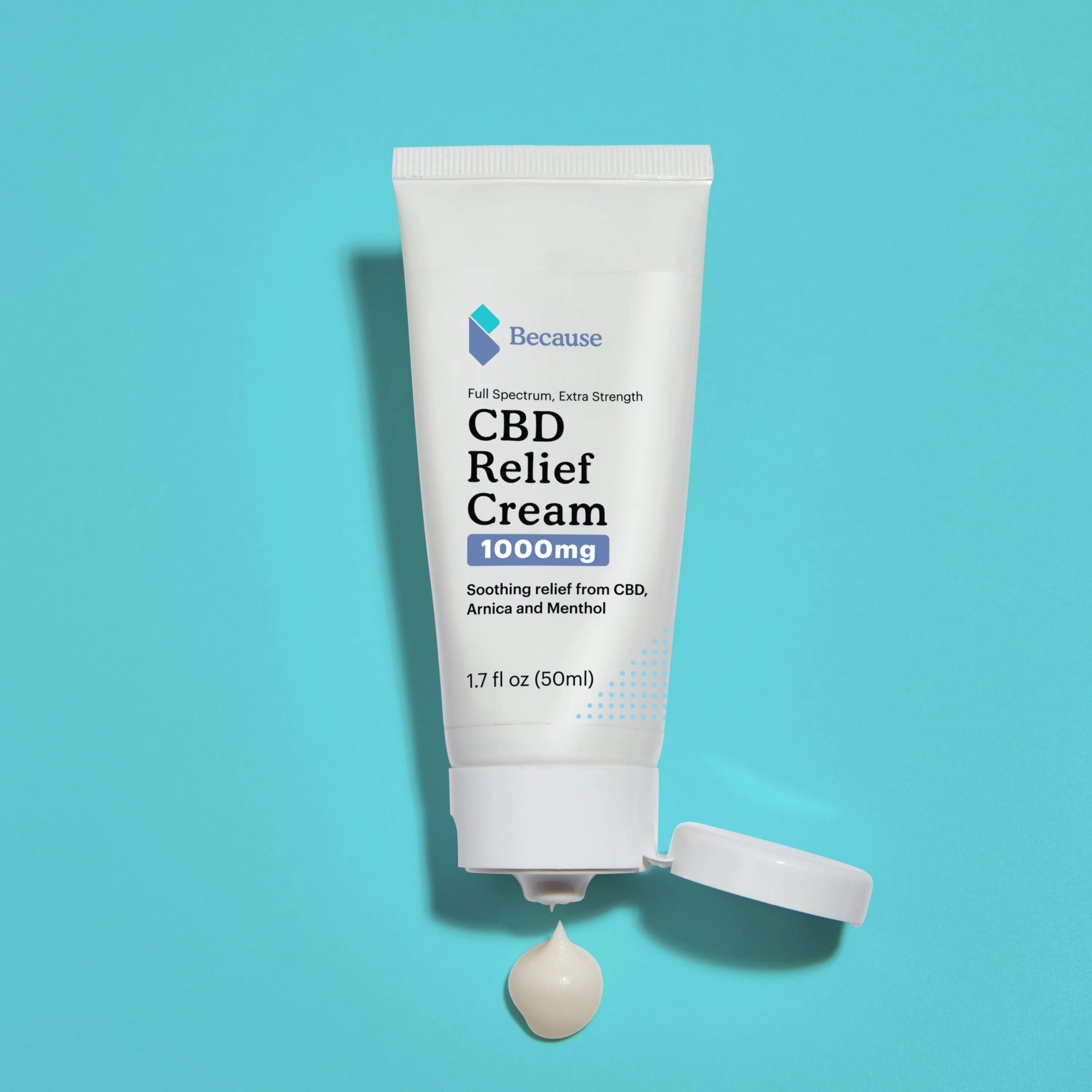 Because Hemp Extract Relief Skin Cream
