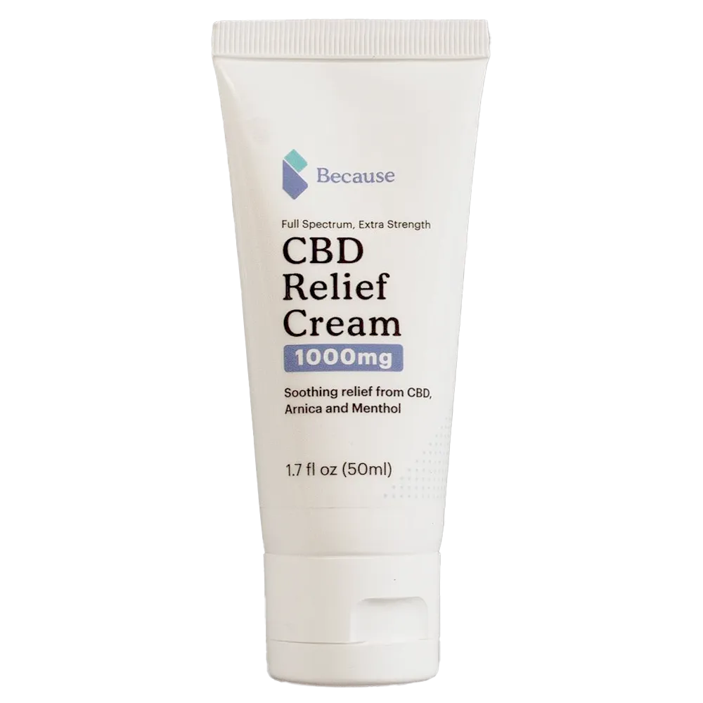 Because Hemp Extract Relief Skin Cream