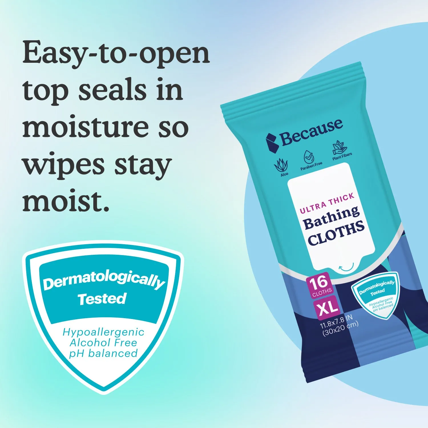 Because Ultra Thick Bathing Cloths