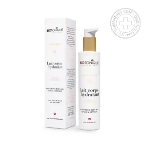 BIOTONIQUE BRIGHTNESS moisturizing and toning body milk, 200 ml.