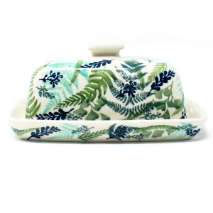 Butter Dish in Ferns