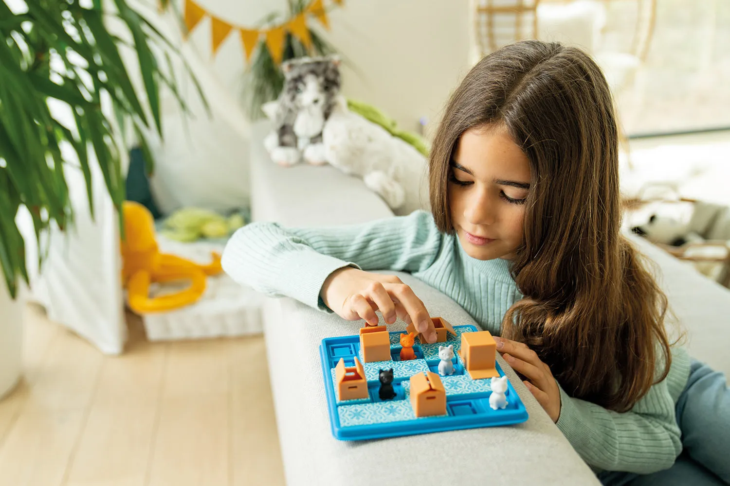 Cats & Boxes Logic Game