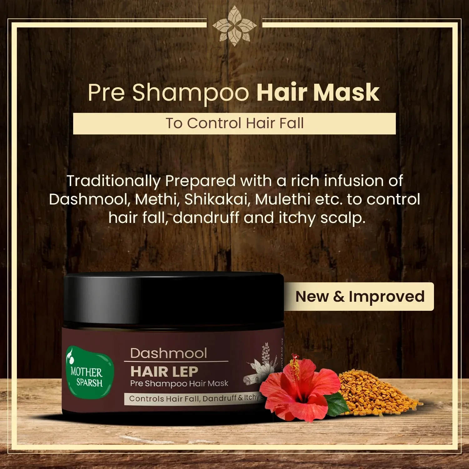 Dashmool Hair Lep - Pre-Shampoo Hair Mask - 60g