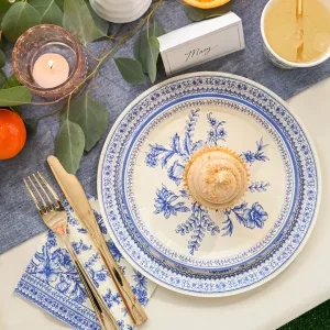 French Toile Small Party Plates x 10