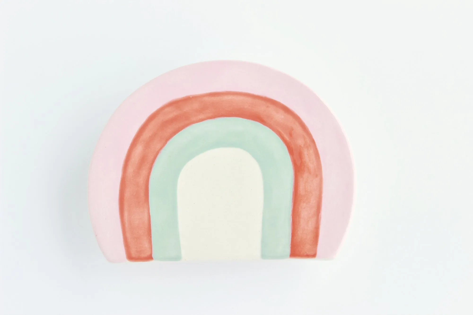 Gold Footed Rainbow Trinket Stand