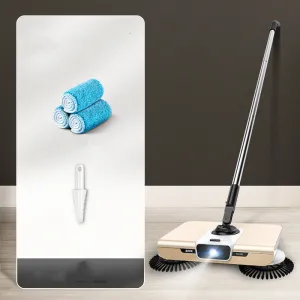 Hand Push Sweeper Broom Wiper, Mopping