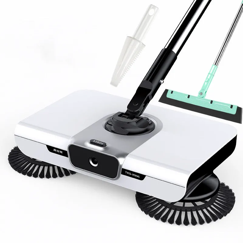 Hand Push Sweeper Broom Wiper, Mopping