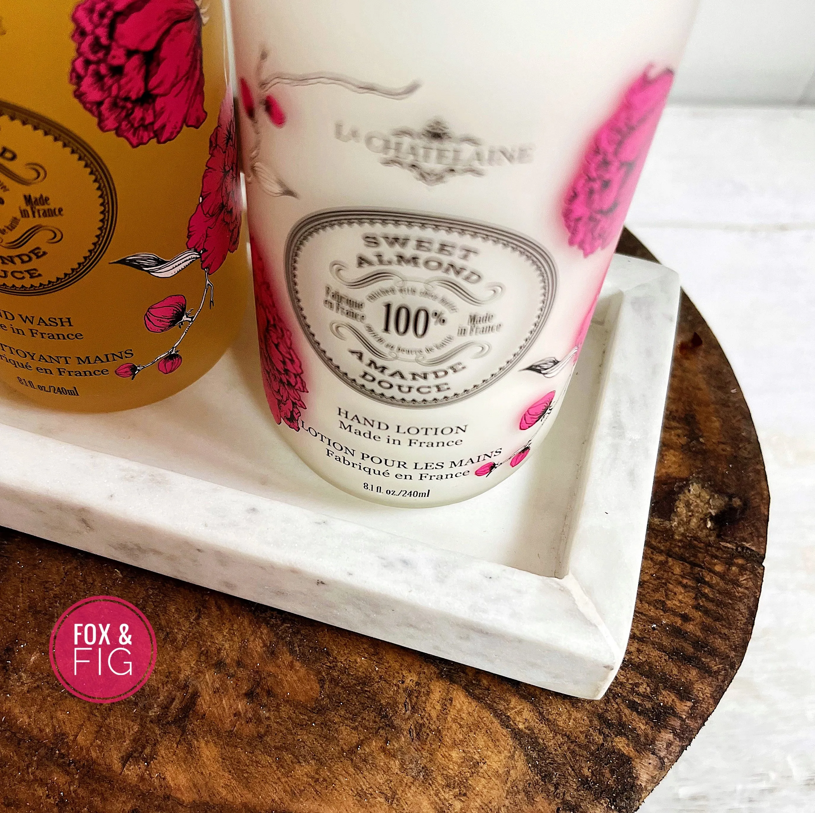 Marble Wash and Lotion Tray