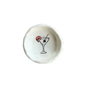 Martini with Shrimp Dish