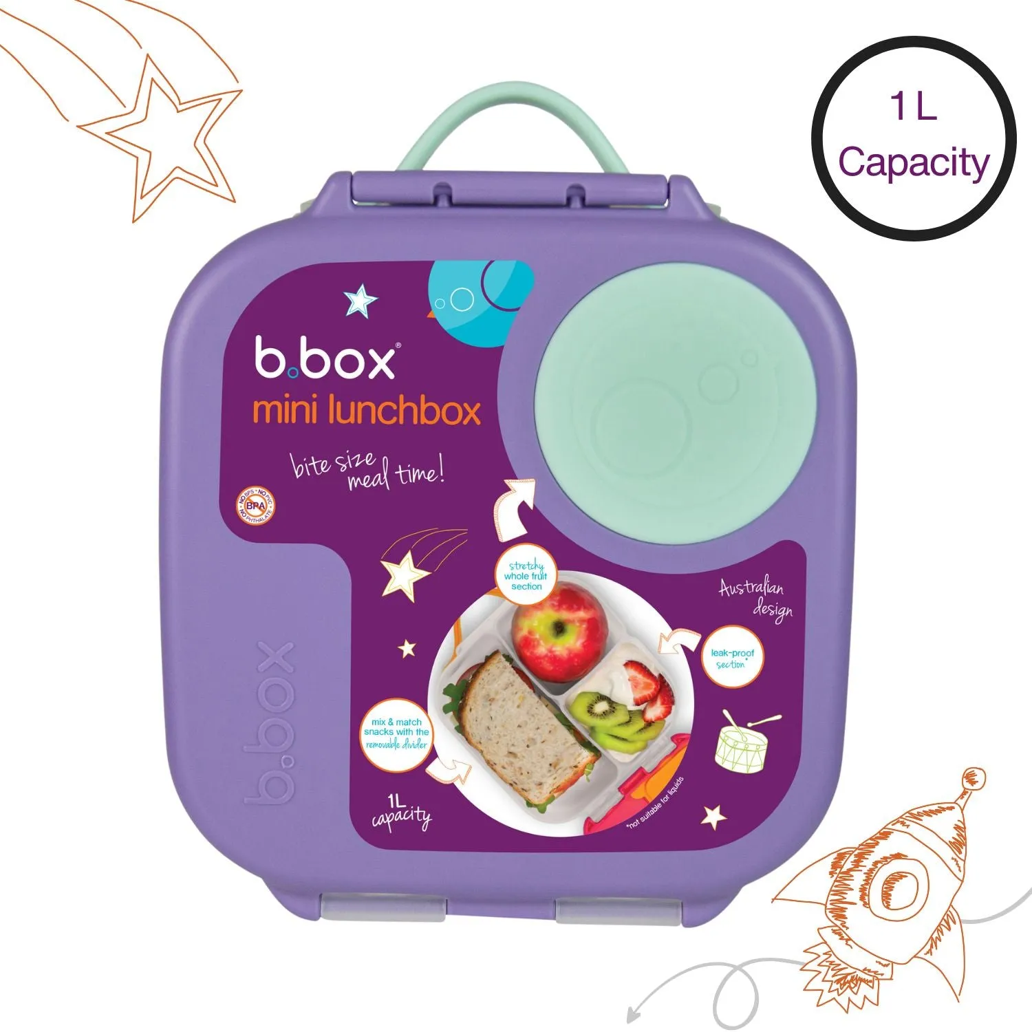 Mini Lunchbox Lilac Pop Purple