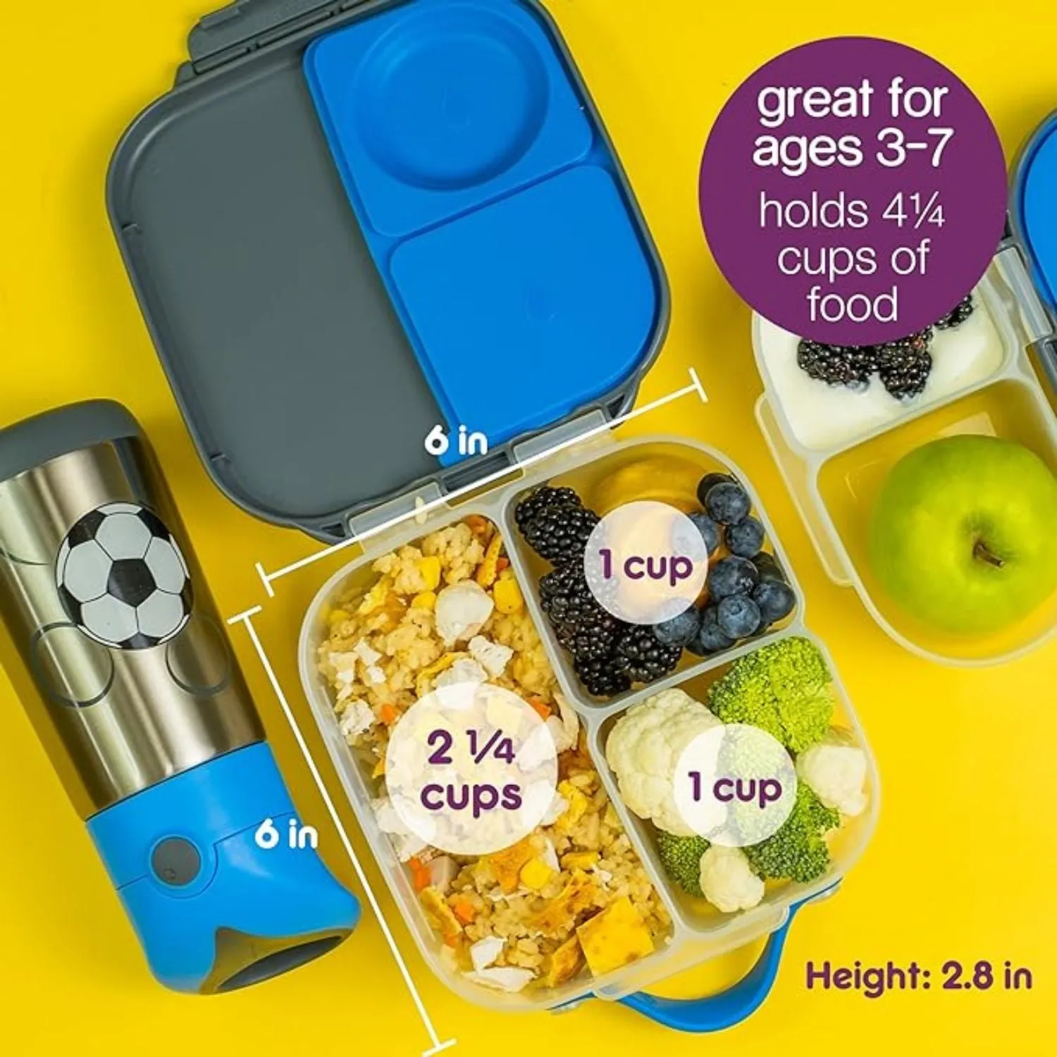 Mini Lunchbox Lilac Pop Purple