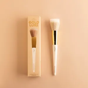 Modelrock Gold Luxe Makeup Brush - Large Stippling Blender Brush