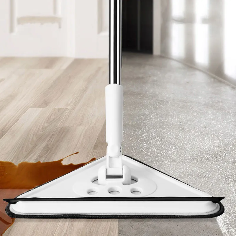 Mop Triangle Head Lengthened And Thick Rod To Clean Glass Ceiling