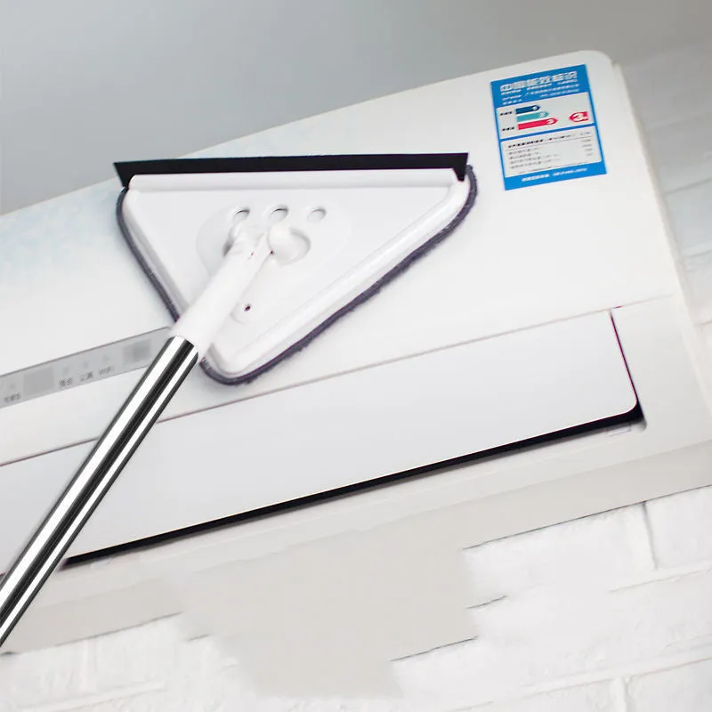 Mop Triangle Head Lengthened And Thick Rod To Clean Glass Ceiling