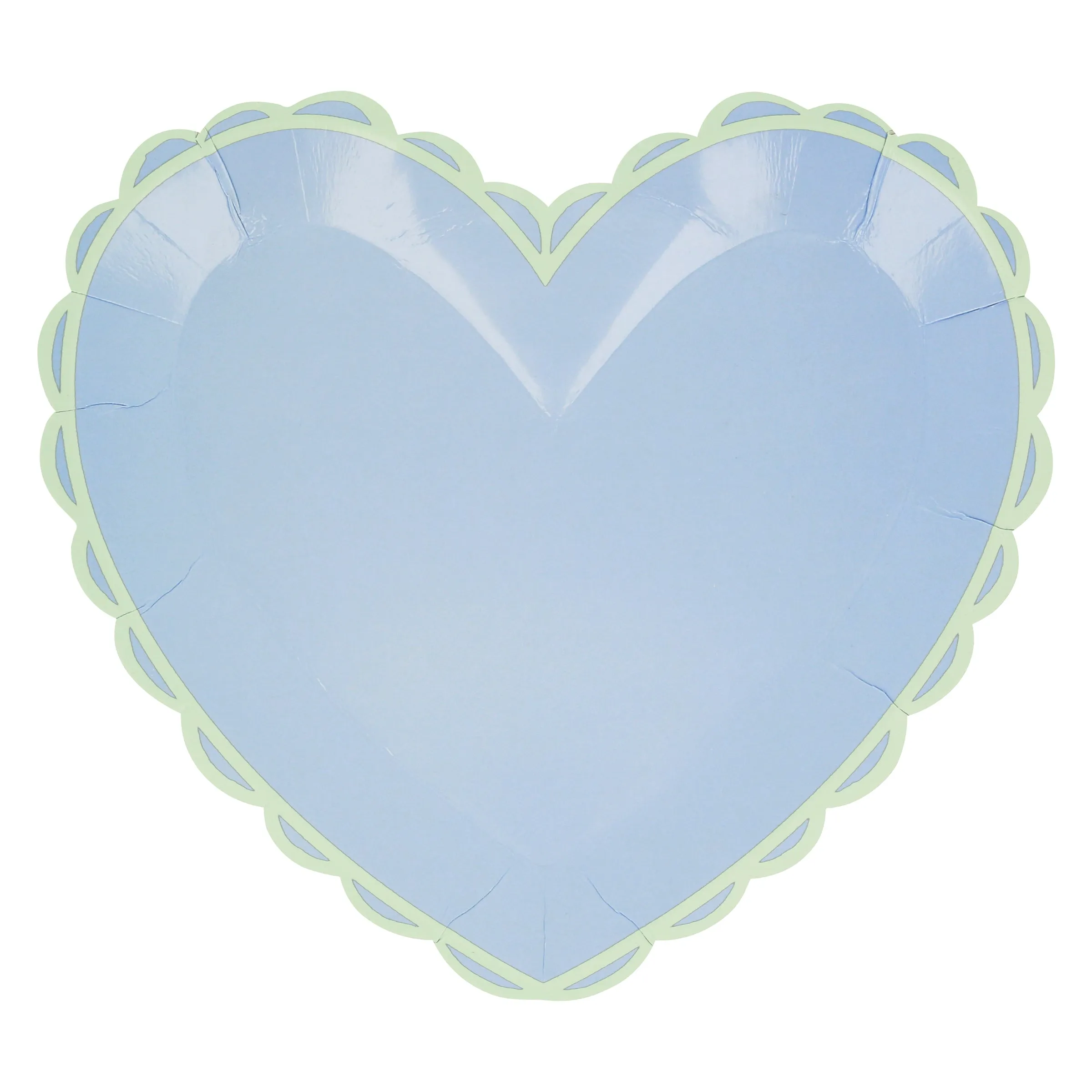 Pastel Heart Large Plates (x 8)