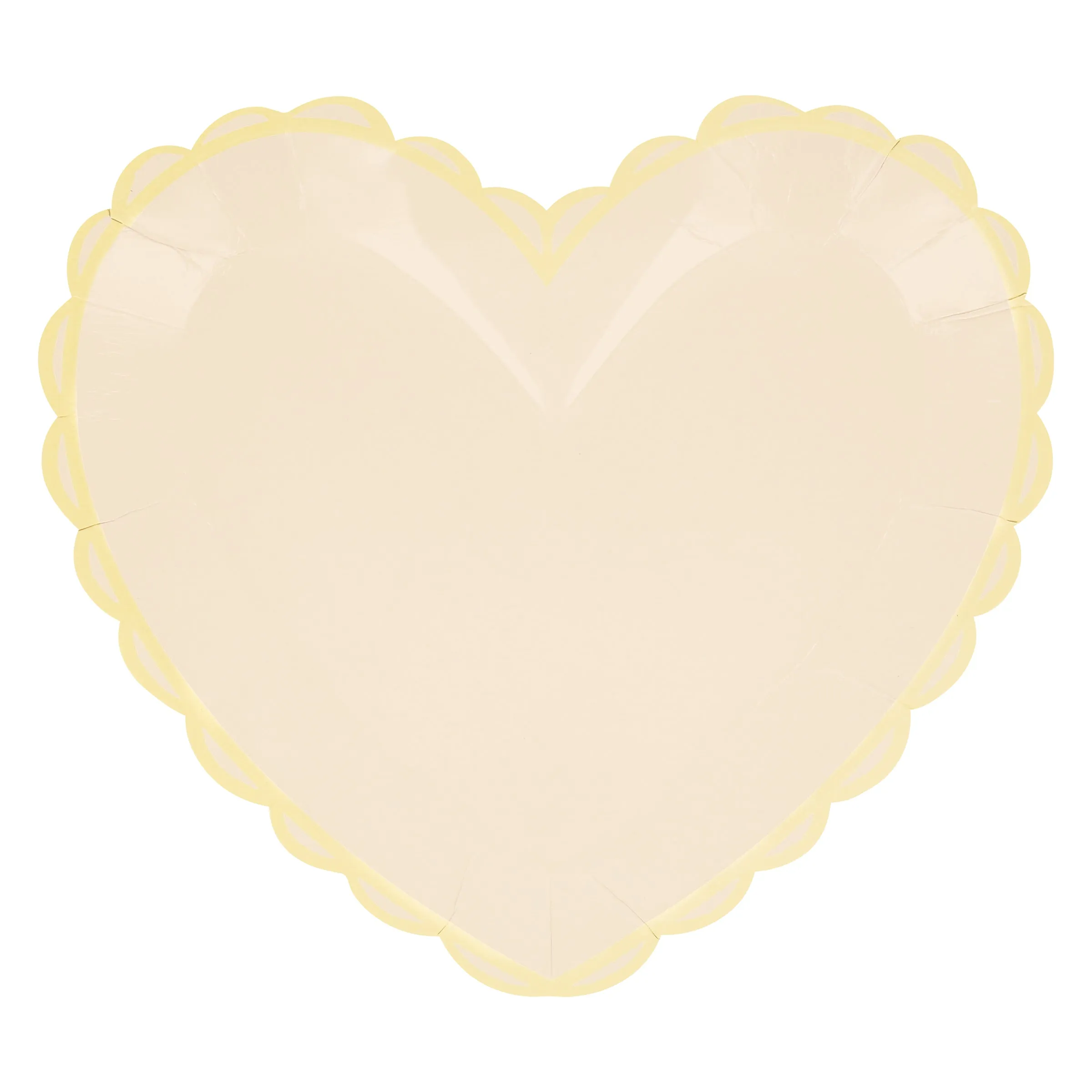 Pastel Heart Large Plates (x 8)