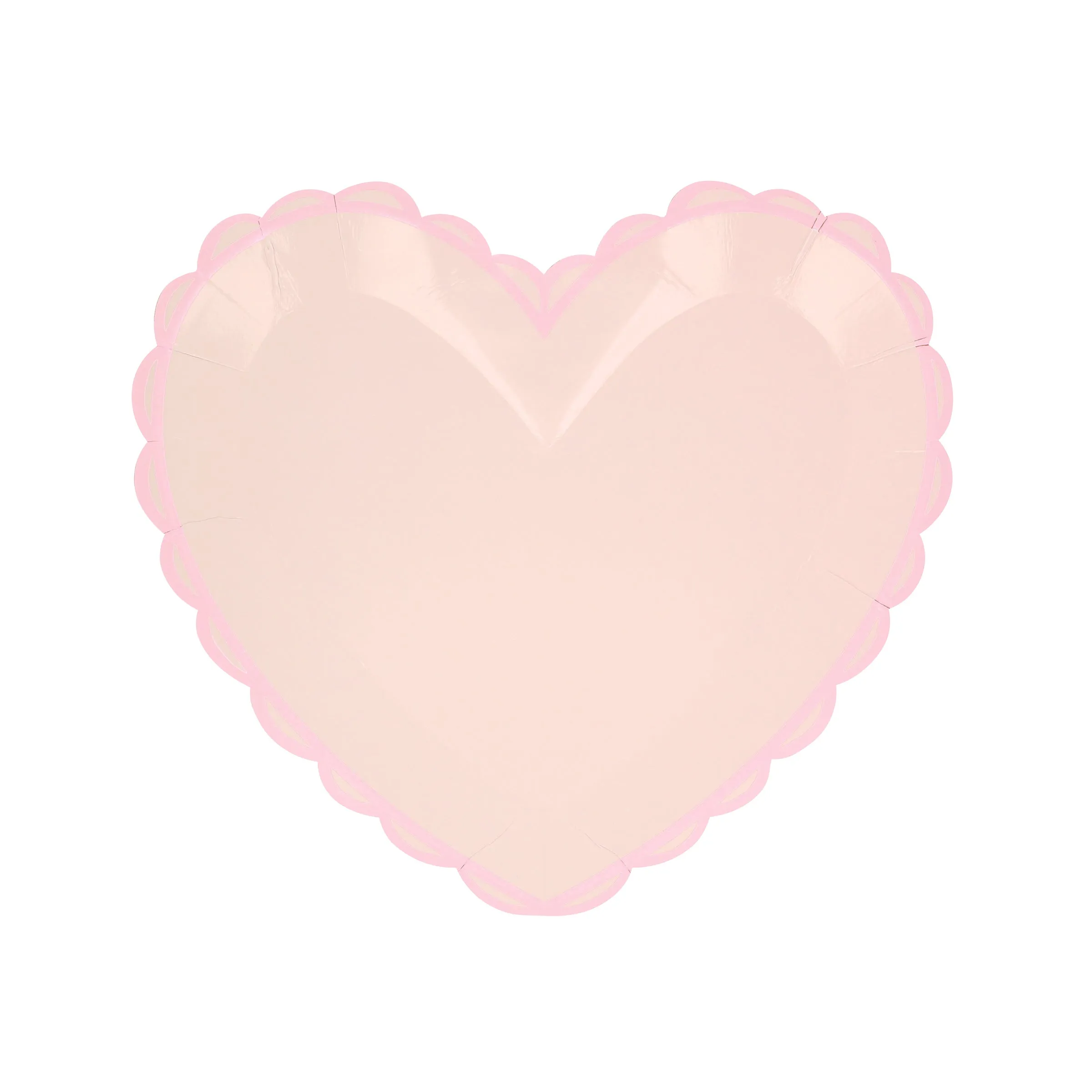 Pastel Heart Small Plates (x 8)
