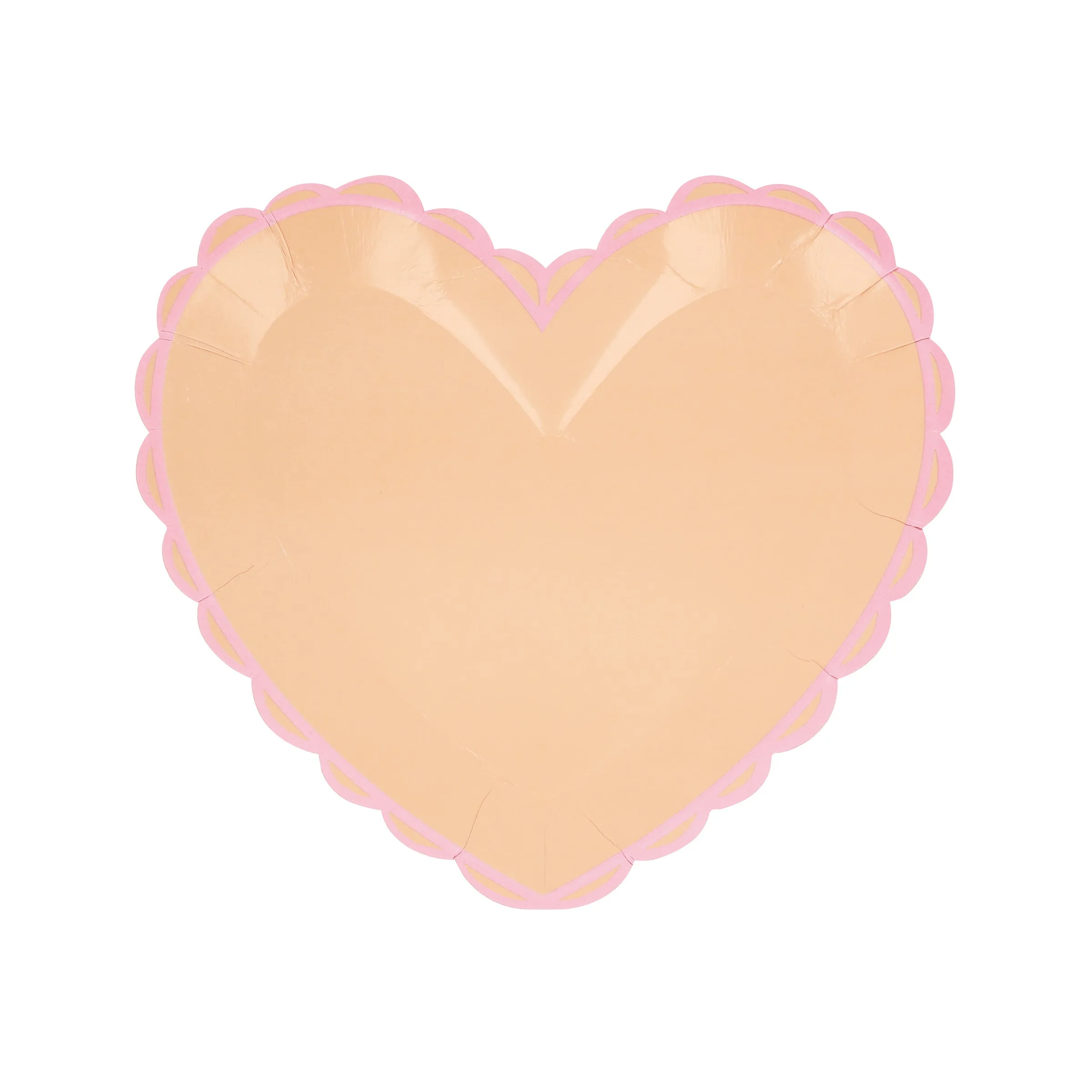 Pastel Heart Small Plates (x 8)