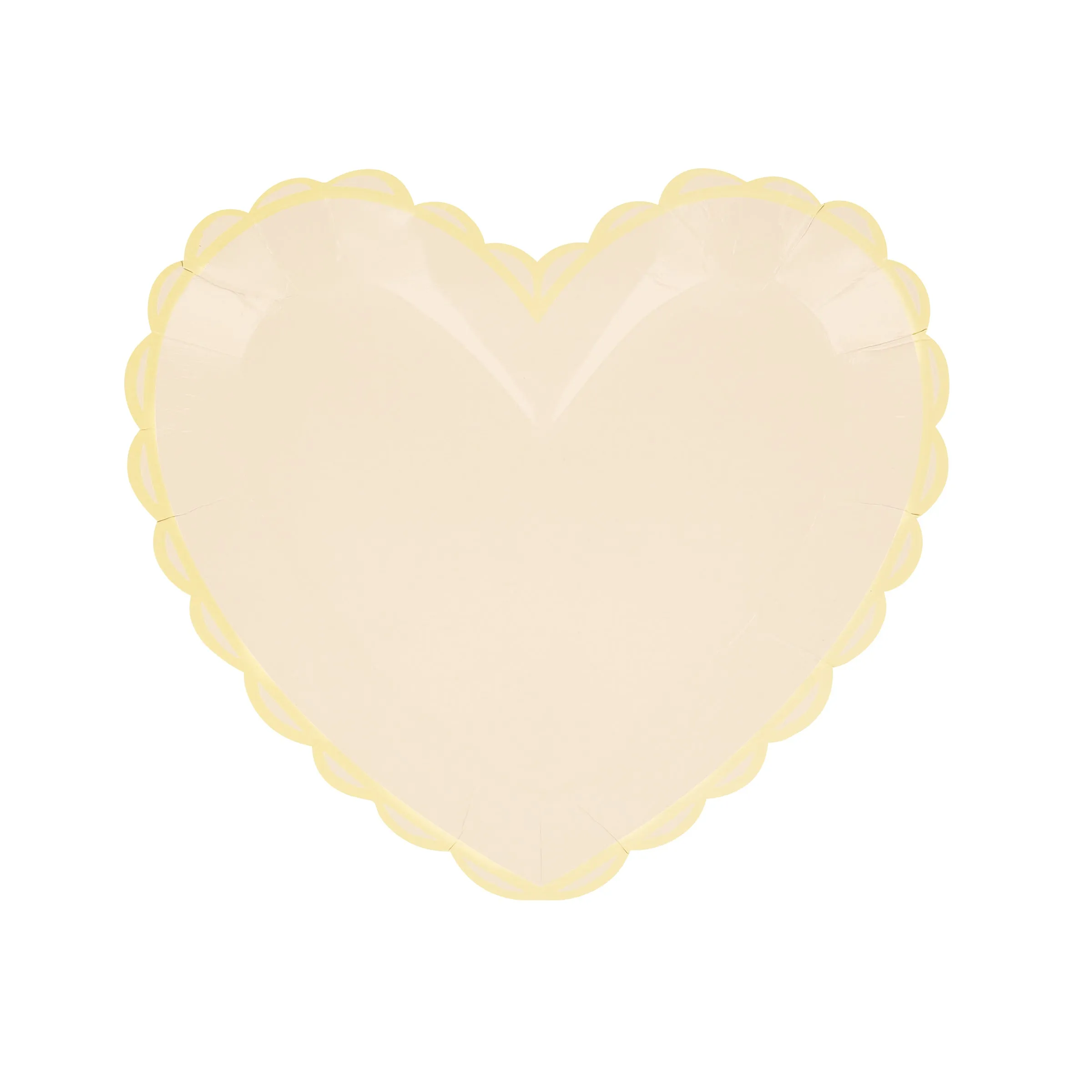 Pastel Heart Small Plates (x 8)
