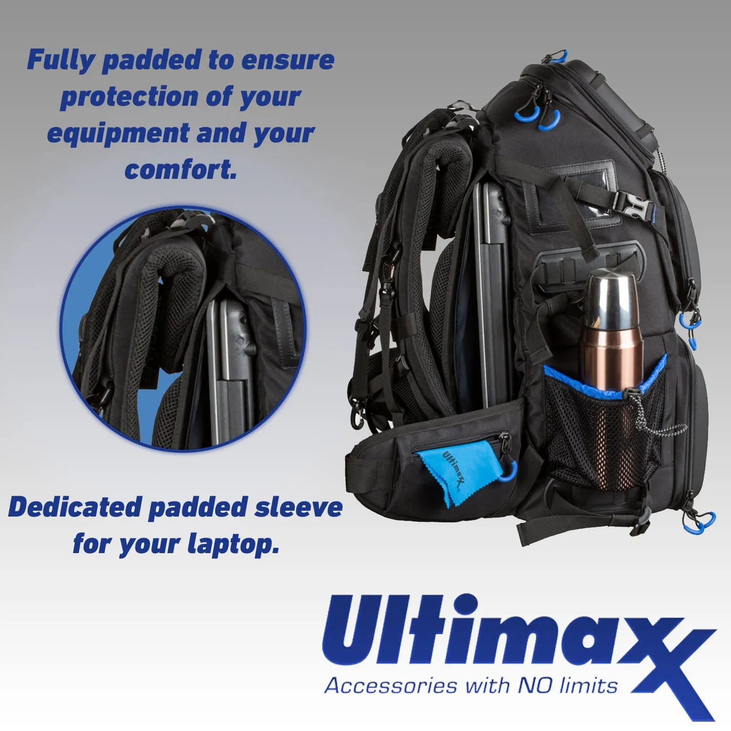 PROFESSIONAL DELUXE CAMERA BACKPACK