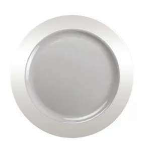 "BULK" Magnificence Heavy weight 9" Plastic Dinner Plate Value pack Clear