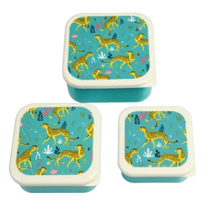 Rex London Cheetah Snack boxes