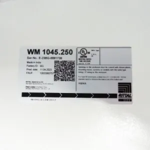 Rittal WM Series Light Grey NEMA 4/IP66 Wallmount Enclosure 1045250