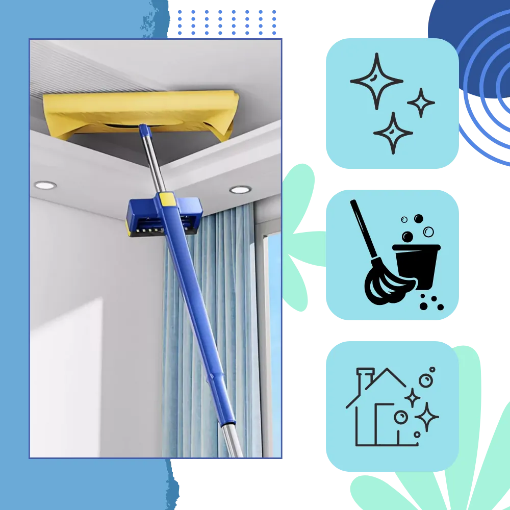 Self-wringing Flat Mop With Bucket