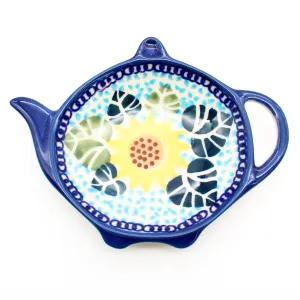 Teabag Dish in Ukrainian Sunflower