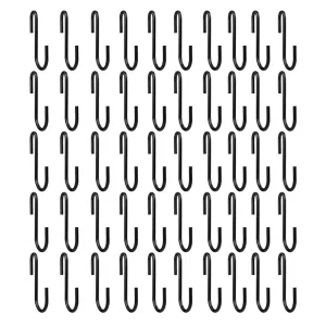 US 50-100 Pack Heavy Duty S Hooks Multi-Use Hanger Pan Pot Holder Rack Stainless