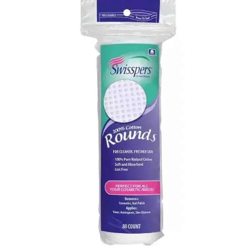U.S. Cotton Swiss Beauty Pad (1x80 CT)