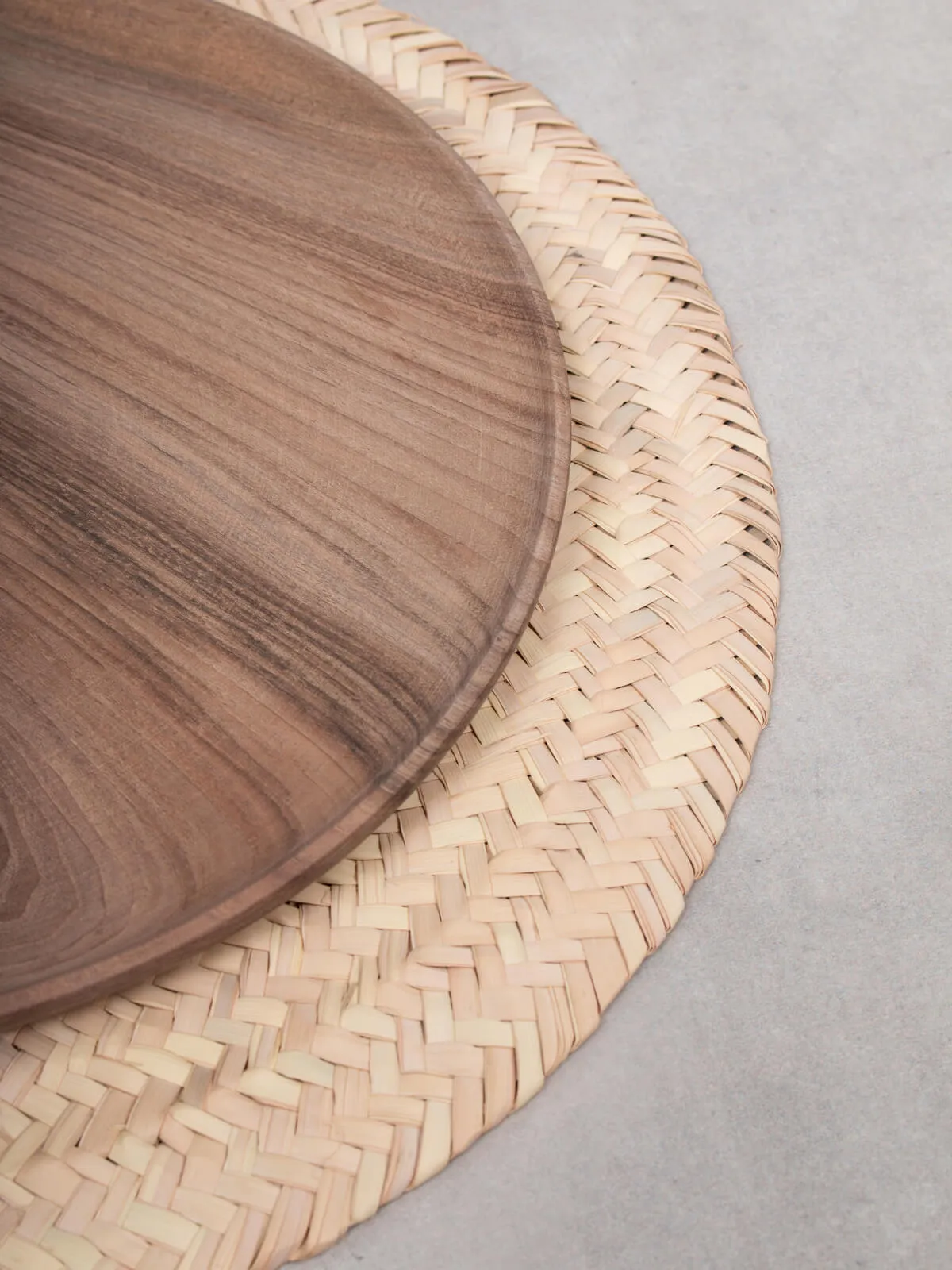 Walnut Wood Plates