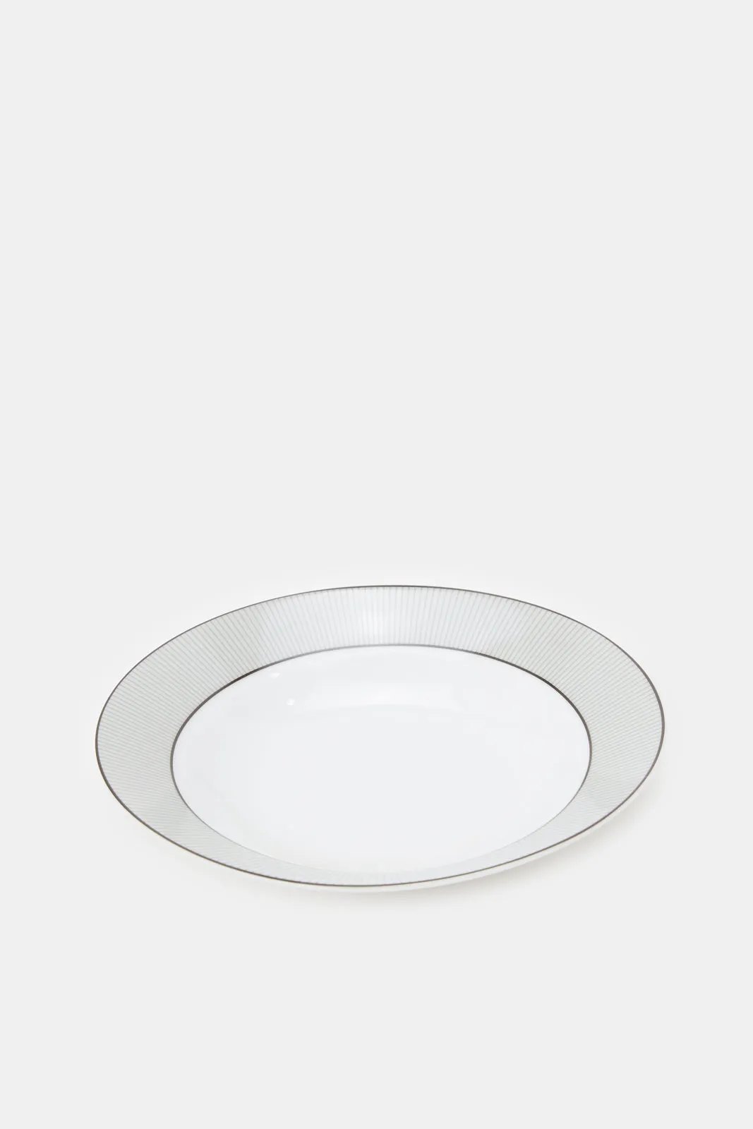 White Geometirc Dinner Set (20 Piece)