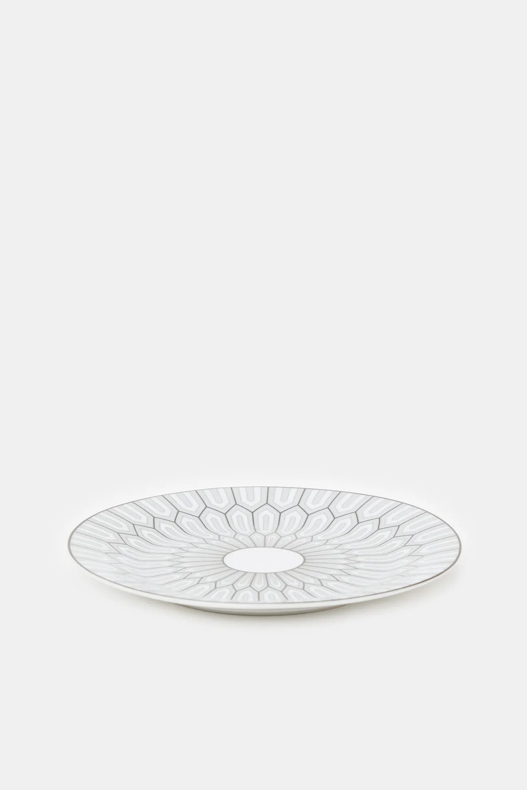 White Geometirc Dinner Set (20 Piece)