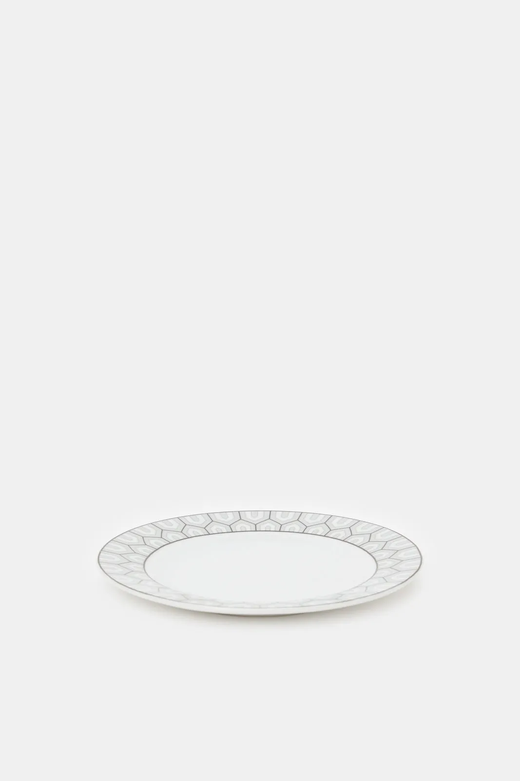 White Geometirc Dinner Set (20 Piece)